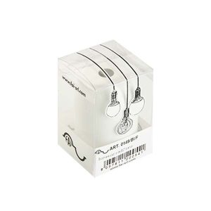 Bicchiere cilindrico in metallo per portalampade E27