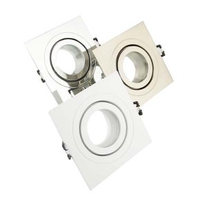 Faretto da incasso orientabile quadrato