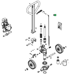 Spina elastica per transpallet