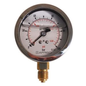 Manometro 0-100 bar porta statore