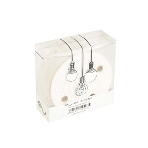 Rosone cilindrico in legno 4 fori per pendel