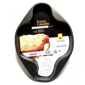 VESPA forma colomba pasquale alluminio antiaderente cm.36,7 X 27 X h. 4,2