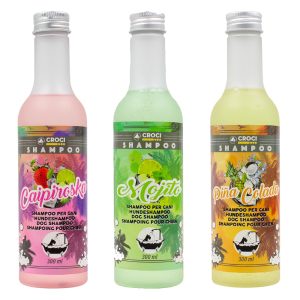 Shampoo per cani 300 ml al gusto di CAIPIROSKA/MOJITO/PINACOLADA by croci