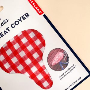 Copri Sella Bicicletta  bianco e rosso