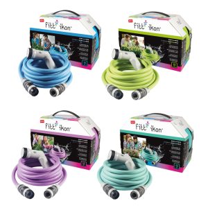 Tubo irrigazione FITT IKON 15mt. da giardino , allungabile  con raccordi e lancia
