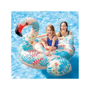 INTEX Tropical Flamingo Ride-On Materasso singolo Multicolore