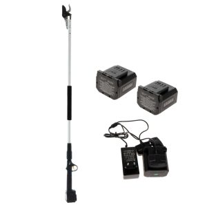 Forbici a batteria cordless su asta KV151 Volpi – Set