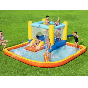BESTWAY parco acquatico Super Speedway 53381 gonfiabile , pronto in 2 minuti. misure 3,65 x 3,40 x 1,52