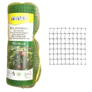 TENAX rete ortoflex per protezione dagli uccelli maglia 10×12 h 2 X 10 mt. colore verde