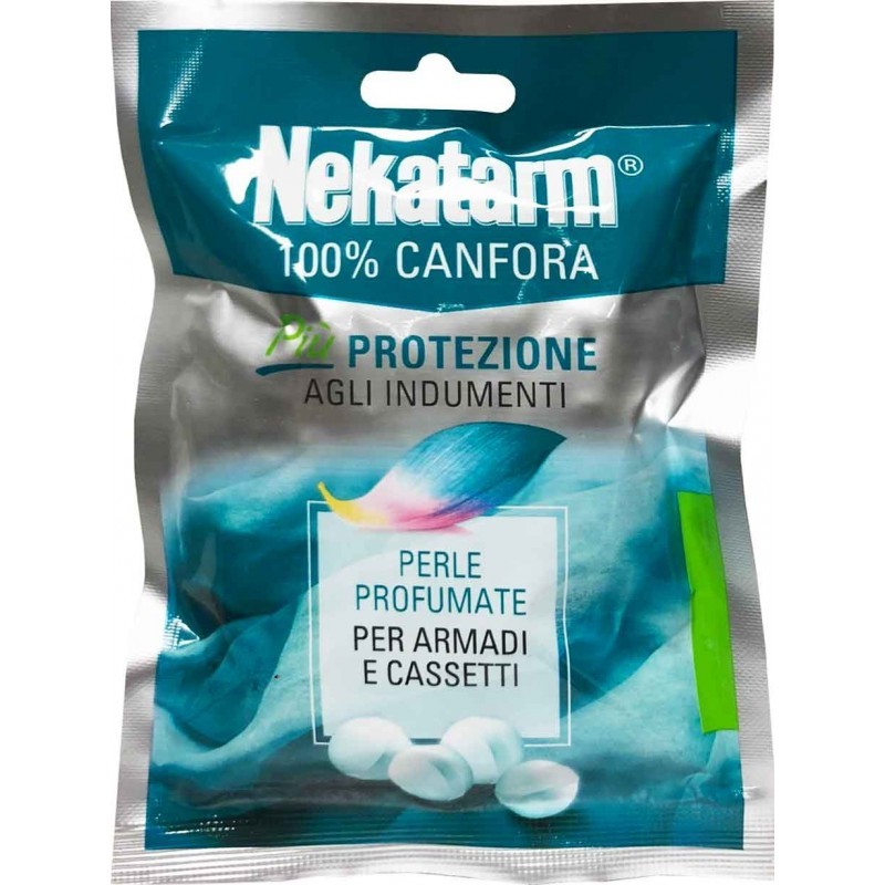 NEKATARM 100% CANFORA più protezione agli indumenti perle profumate 50 gr