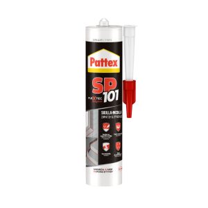 PATTEX SP101 sigillante elastico , sigilla-incolla bianco ml.280