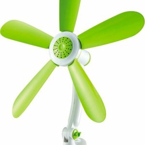 DCG ventilatore da scrivania con chassis dotato di 5 pale in plastica morbida da 330 mm.