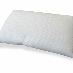 Guanciale in silver con trattamento agli ioni d’argento , 100% imbottitura in poliestere ,