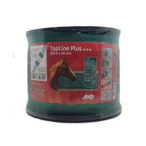 Banda fettuccia per recinzioni AKO Top Line Plus 200m x 40mm verde 10×0,30mm TriCOND