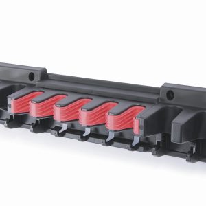 Portautensili Multiholder plastica con antiscivolo 597x128x118mm 9 posti e ganci